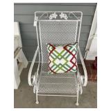 METAL SPRING ROCKER, WHITE