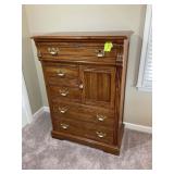 5 DRAWER 1 DOOR CHEST OF DRAWERS BY LEXINGTON, 36