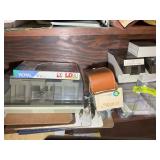 LARGE GROUP OF OFFICE SUPPLIES, HOLE PUNCH, LABEL