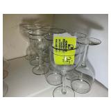 GROUP OF WINE GOBLETS