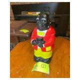 UNCLE HENRY THEMED COOKIE JAR, 12 IN TALL