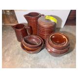 GROUP OF MARCRIST ITEMS, COOKIE JAR, BOWLS, PITCHE