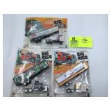 THREE INTEX RECREATION BIG RIGS DIECAST METAL SCAL