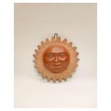 VINTAGE MEXICO SUN POTTERY WALL HANGING