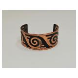 VINTAGE COPPER BRACELET NATIVE DESIGN