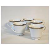 VINTAGE FINE CHINA NORITAKE ESSEX PLATINUM CUPS