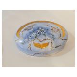 VINTAGE HAND PAINTED PORCELAIN COVERED DISH