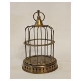 VINTAGE MINI BRASS BIRD CAGE