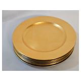 VINTAGE GOLD FINISH PLATES HOLIDAYS