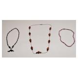 VINTAGE COSTUME JEWELRY BEADED NECKLACES