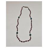 VINTAGE SOUTHWEST STYLE NECKLACE BEADED