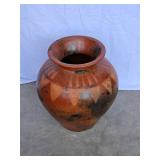 DECORATIVE LARGE CLAY POT UNIQUE GLAZE