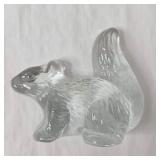 Viking Clear Glass Squirrel