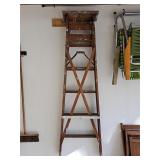 Sears Medium Duty Household Wood Ladder