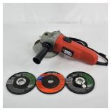 Black & Decker Angle Grinder w/Grinding Wheels