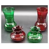 Red & Green Vases (4)