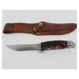 Schrade-Walden 8ï¿½" Knife 147 With Sheath