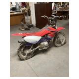 Honda CRF 70 F motocross bike