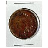 1898 Indian head penny AU