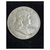 1956 Silver Franklin Half-Dollar