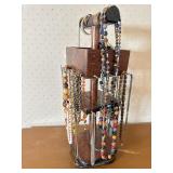 23 inch jewelry stand with jewelry necklaces