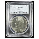 1971-S silver Eisenhower dollar MS65 PCGS