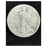 1929-S Silver Walking Liberty Half-Dollar