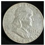 1963 Silver Franklin Half-Dollar