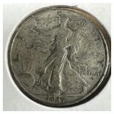 1937 Silver Walking Liberty Half-Dollar