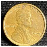 1909 VDB Lincoln wheat penny