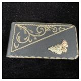 10K Black Hills gold trim money clip