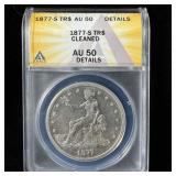 1877-S Silver Trade Dollar AU50 ANACS