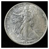 1945 Silver Walking Liberty Half-Dollar