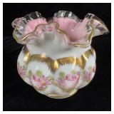 Fenton Peach Crest Charleton Roses Raffled Gold >