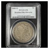 1888-O DDO Silver Morgan Dollar PCGS G6