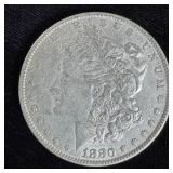 1880-S Silver Morgan Dollar (Double Date)