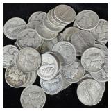 (50) Silver Mercury dimes