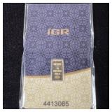 IGR 1g 999.9 Fine Gold Bar