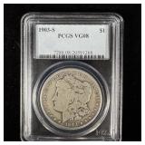 1903-S Silver Morgan Dollar PCGS VG8