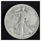 1943 Silver Walking Liberty Half-Dollar