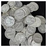 (54) Silver Mercury dimes