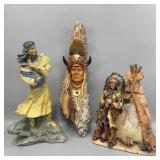 Native American sculptures, Mystic warrior, >