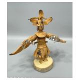 Navajo Eagle Kachina Doll by Robert Platero 6" >