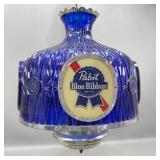 14" Pabst blue ribbon beer hanging light plastic >