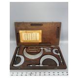 Vintage Tumico Tubular 4 Piece Micrometers With >