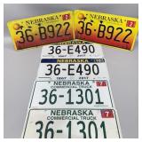 Nebraska license plates