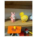 Pair of Vintage Easter Windup Toys