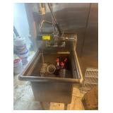 SINGLE BAY NSF SINK WITH SPRAYER