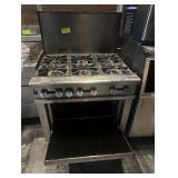 6 BURNER GAS STOVE WITH OVEN