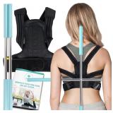 NEW FitPhysio yoga stick and posture brace (Extra